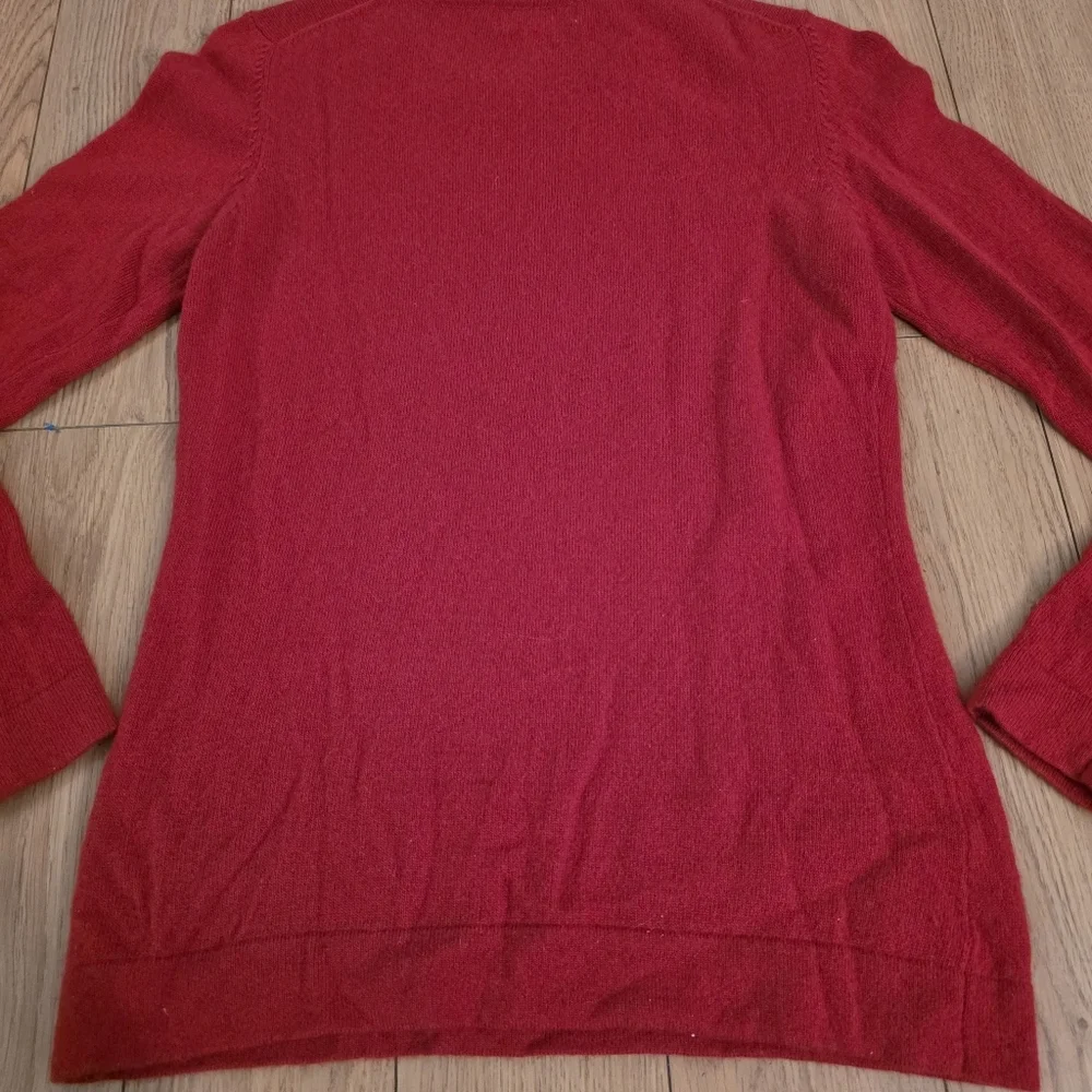 Vintage Sutton Studio Red Cashmere Sweater- M